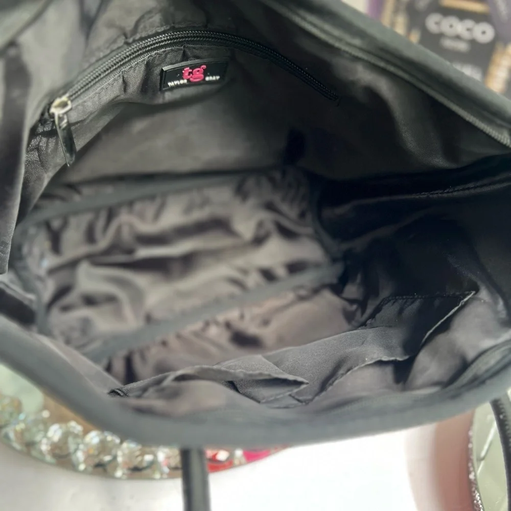 Taylor Gray Neoprene Mini Tote with Leopard Accents like new